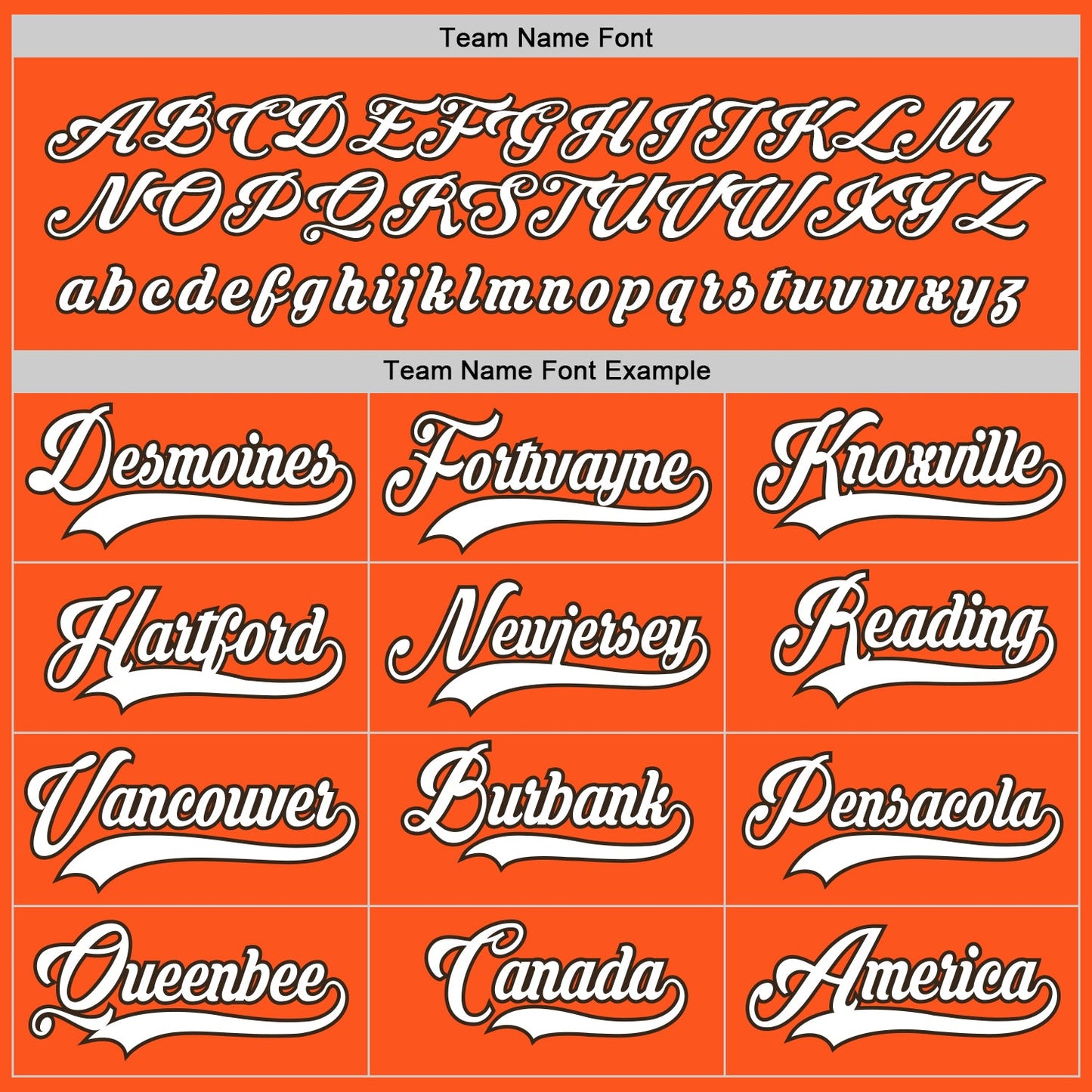 Custom Orange White-Brown Hockey Jersey view 4