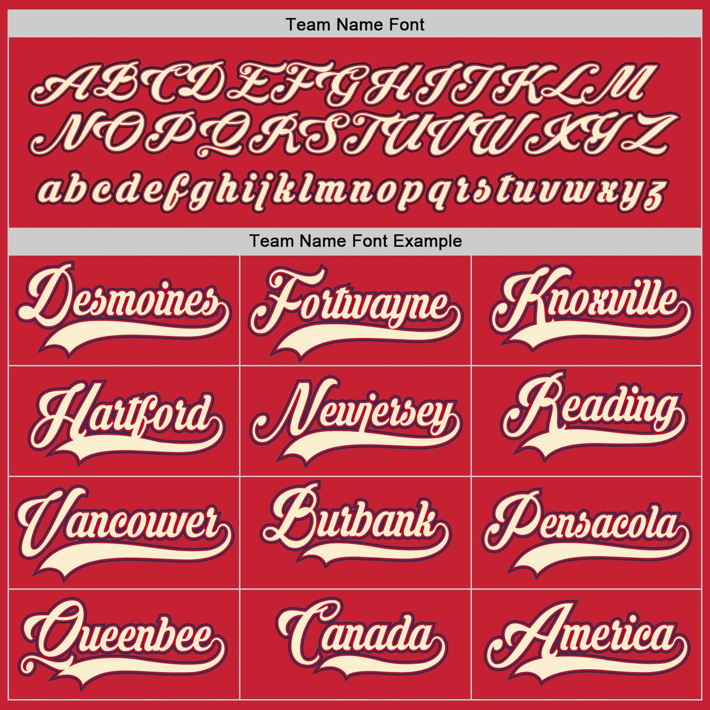 Custom Red Cream-Navy Hockey Jersey view 4