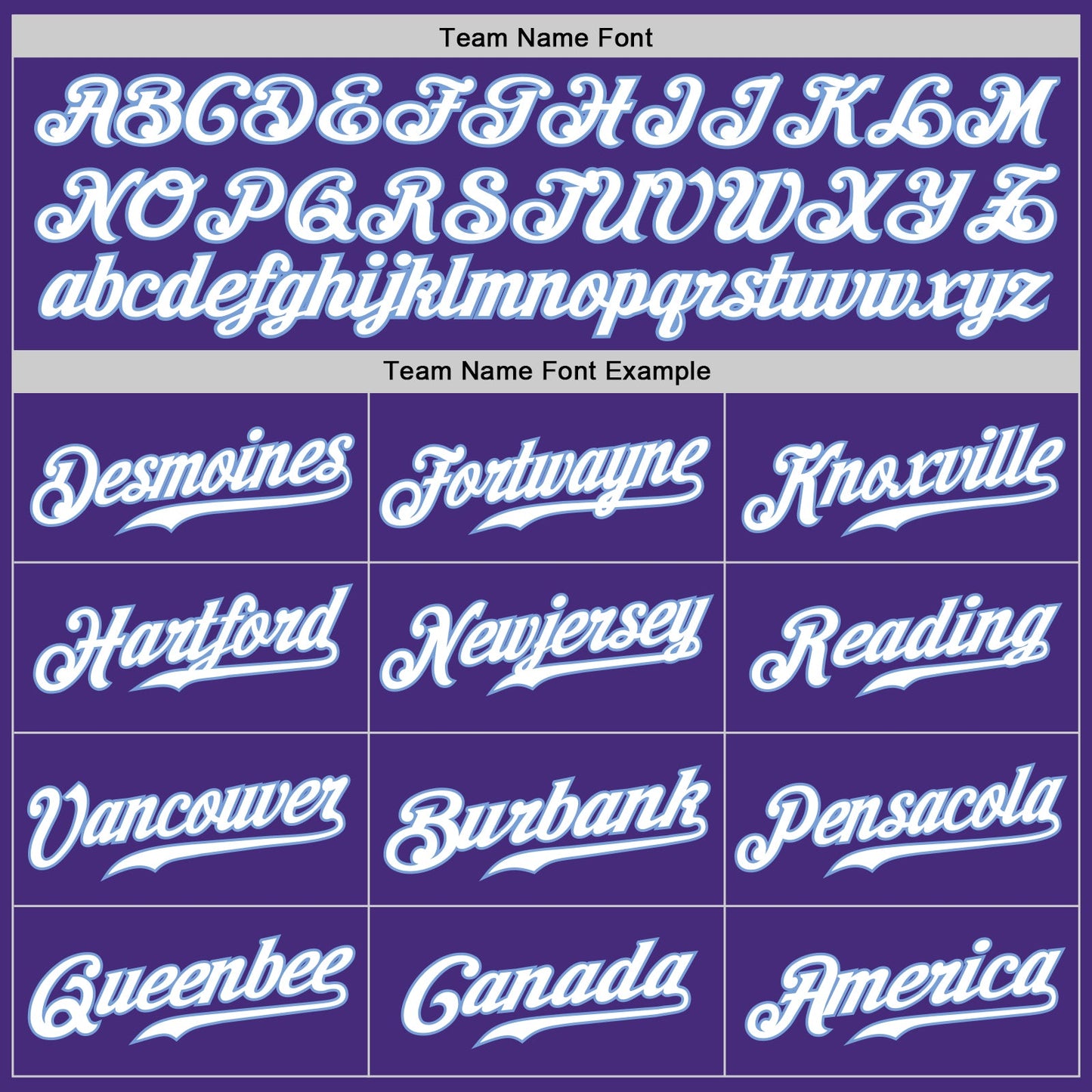 Custom Purple Light Blue-Gray Authentic Split Fashion Baseball Jersey view 5