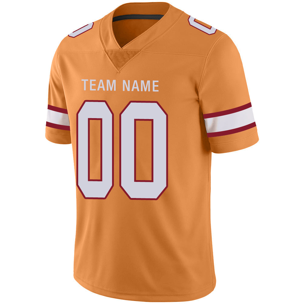 Custom TB.Buccaneers Stitched American Football Jerseys Personalize Birthday Gifts Gold Jersey view 4