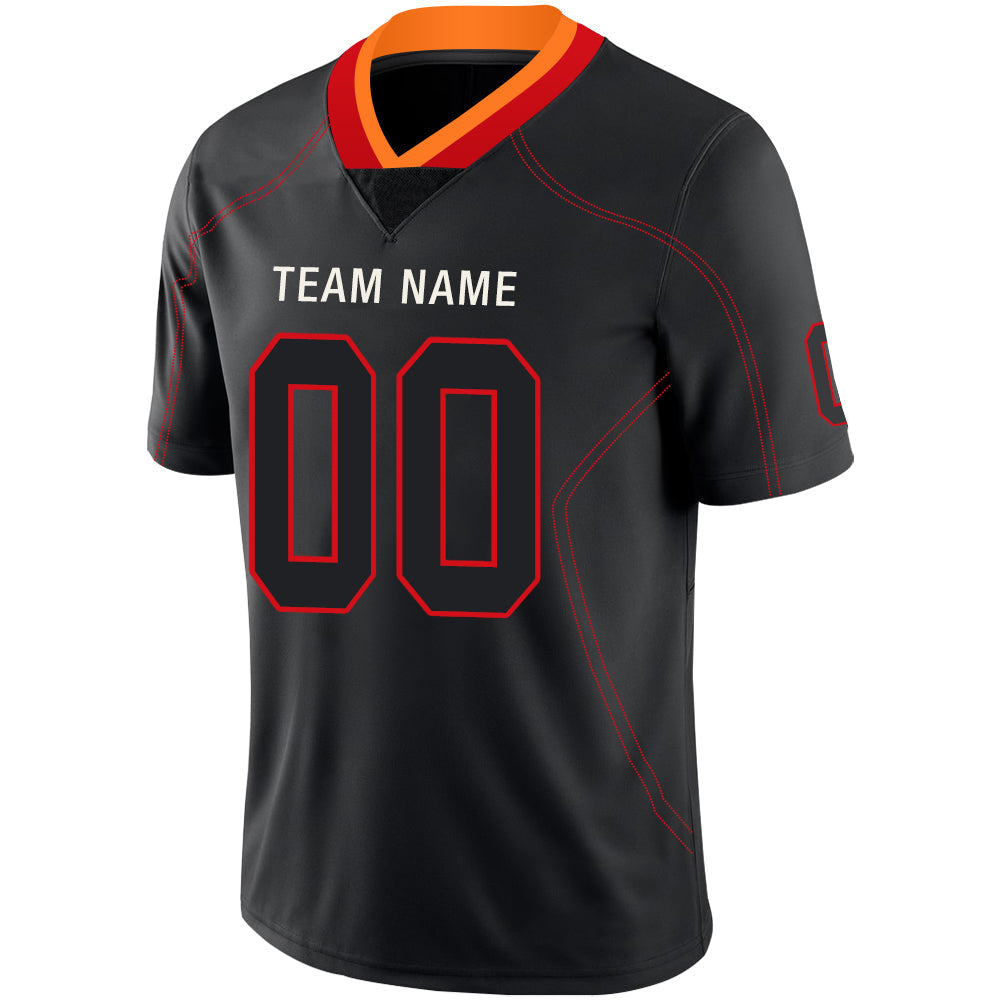 Custom TB.Buccaneers Stitched American Football Jerseys Personalize Birthday Gifts Black Jersey view 4