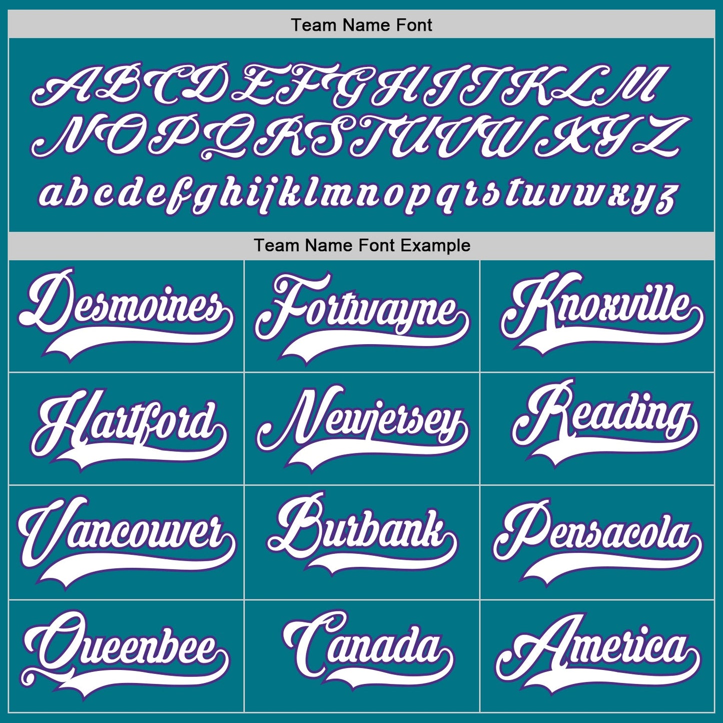 Custom Teal White-Purple Hockey Jersey view 4