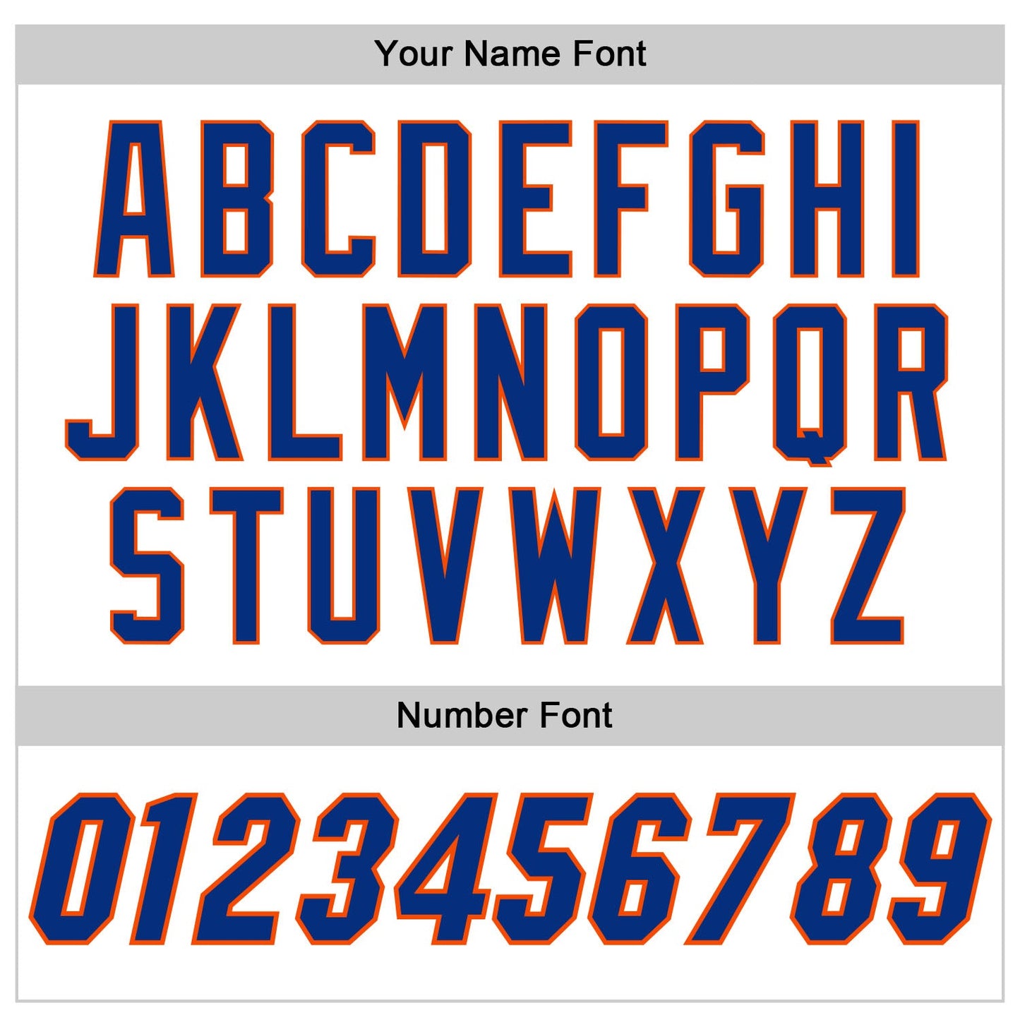 Custom White Royal Pinstripe Royal-Orange Authentic Baseball Jersey view 5