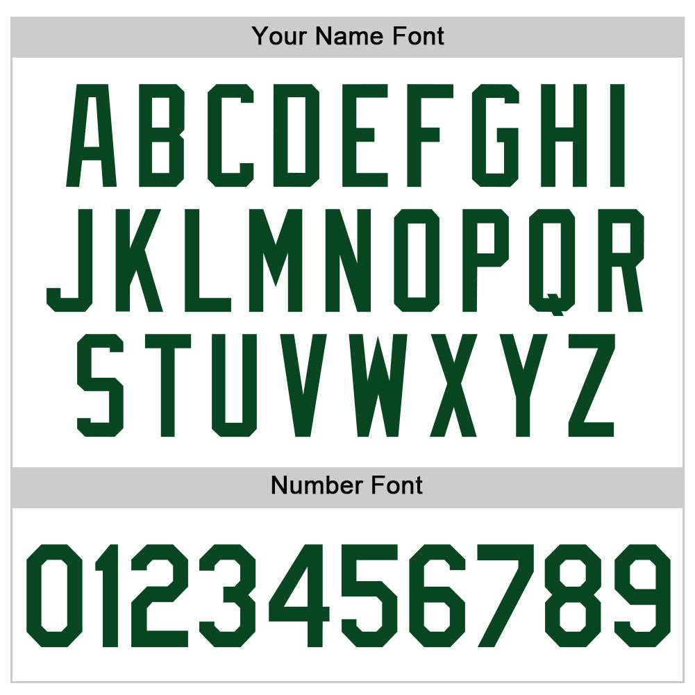 Custom White Green-Black Authentic Baseball Jersey view 5