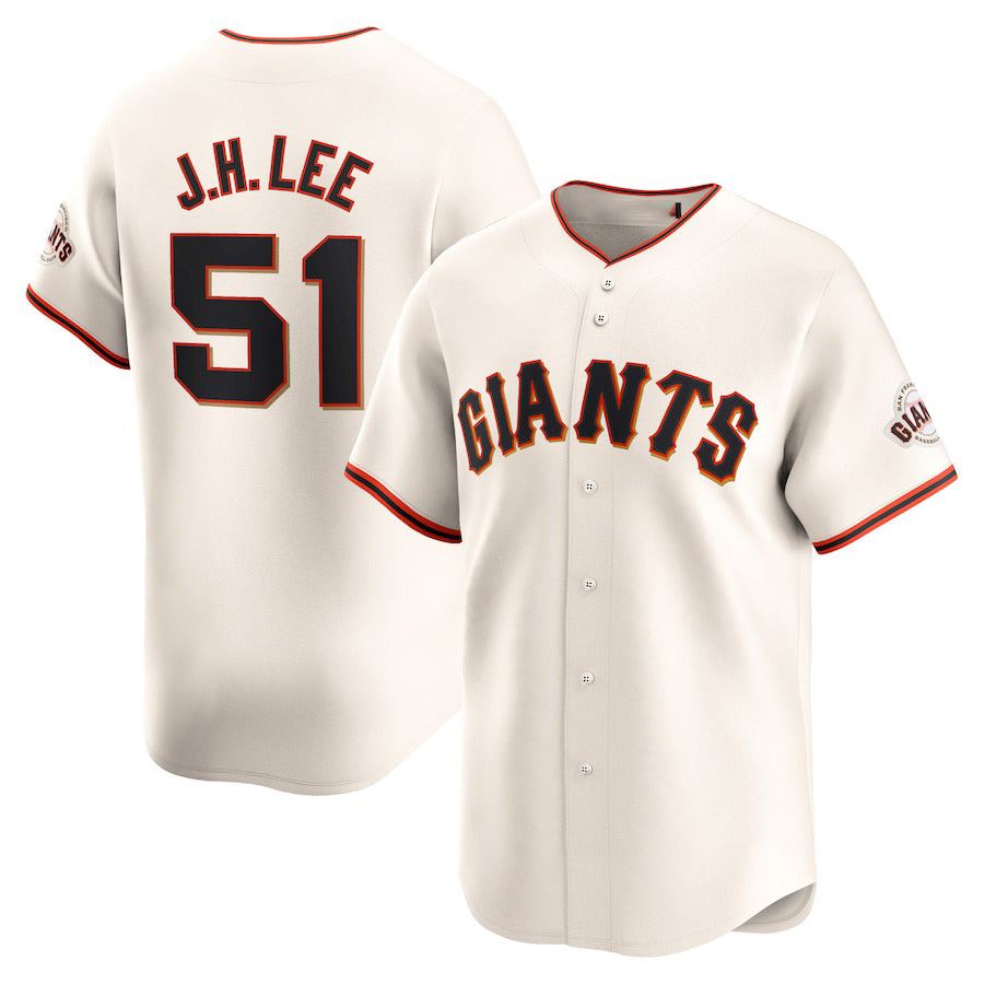 San Francisco Giants #51 Jung Hoo Lee Cream Home Limited Jersey Baseball Jersey - Main View