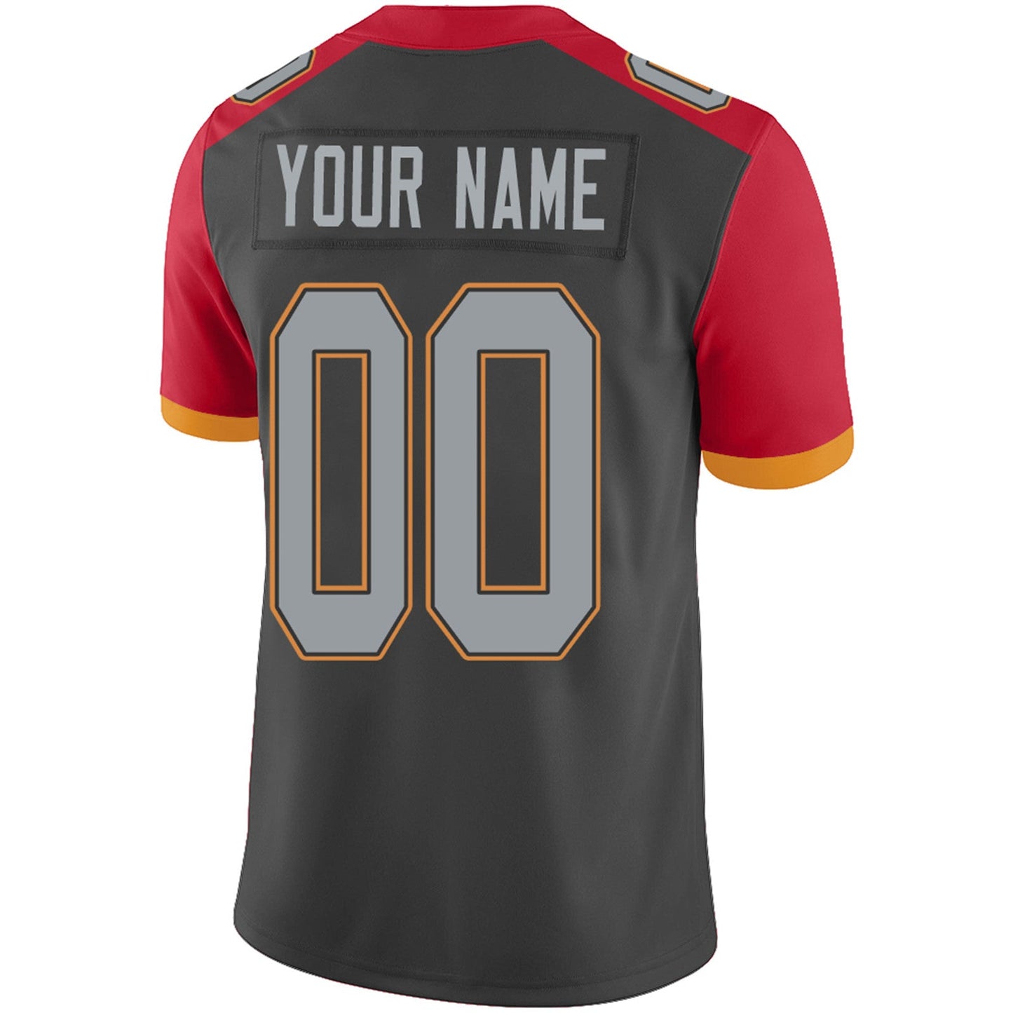 Custom TB.Buccaneers Football Jerseys Team Player or Personalized Design Your Own Name for Men's Women's Youth Jerseys Red view 4