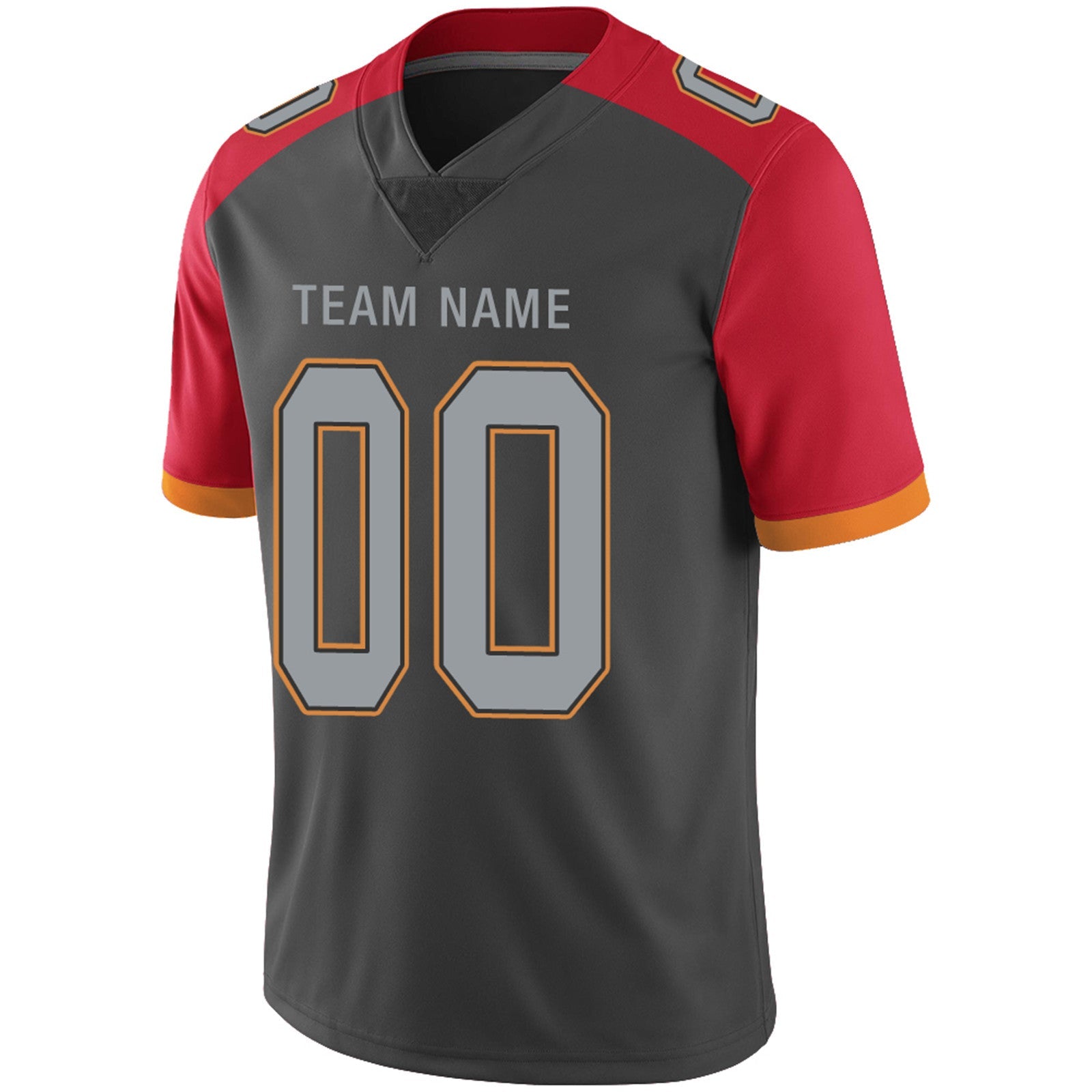 Custom TB.Buccaneers Football Jerseys Team Player or Personalized Design Your Own Name for Men's Women's Youth Jerseys Red view 5