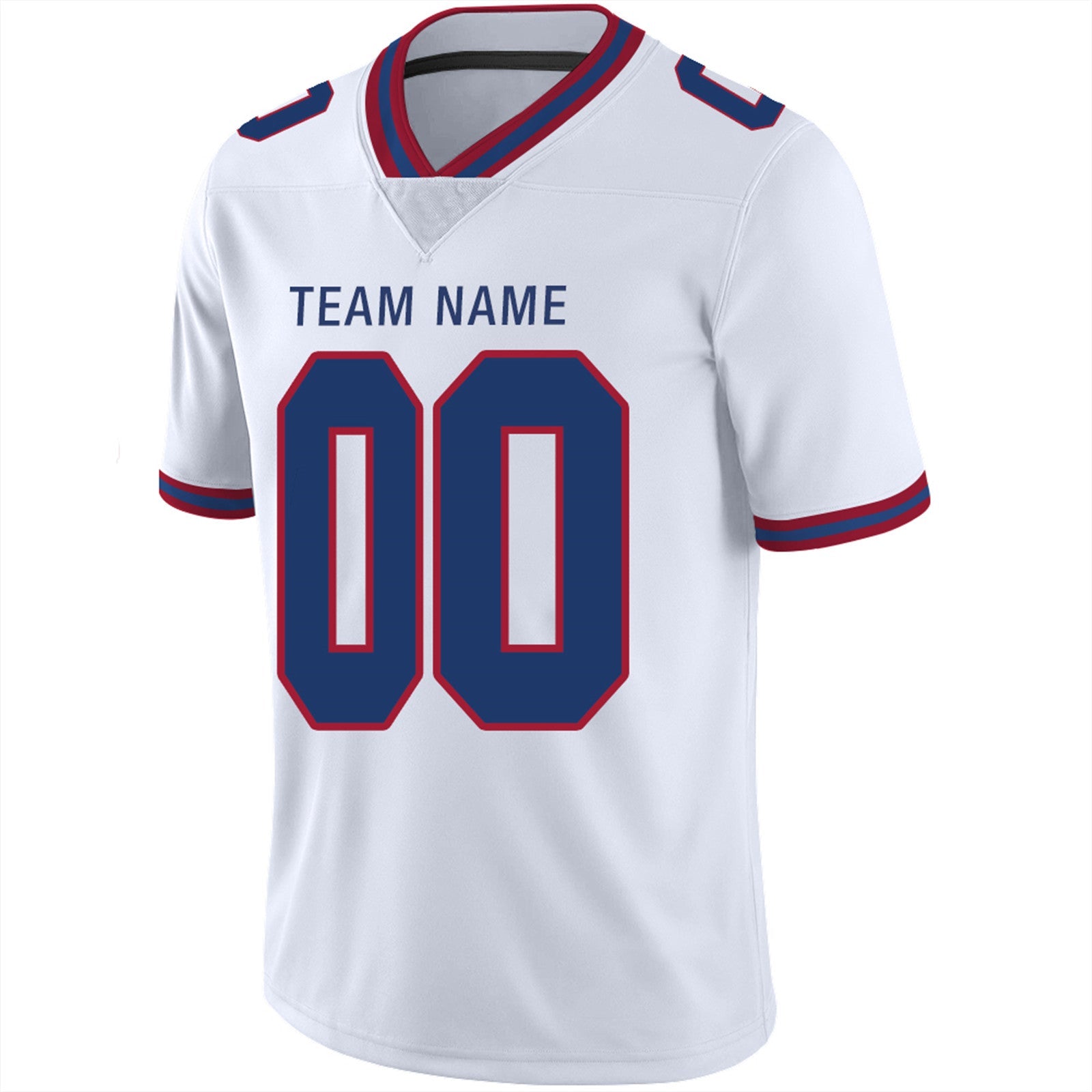 Custom NY.Giants Football Jerseys Team Player or Personalized Design Your Own Name for Men's Women's Youth Jerseys Navy view 9