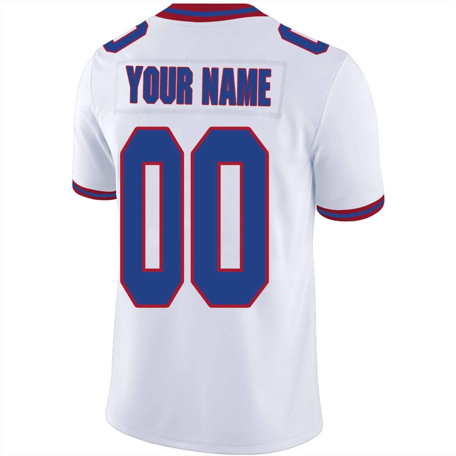 Custom NY.Giants Football Jerseys Team Player or Personalized Design Your Own Name for Men's Women's Youth Jerseys Navy view 8