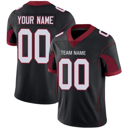 Custom A.Cardinals Team Player or Personalized Design Your Own Name for Men's Women's Youth Jerseys Red Football Jerseys view 3