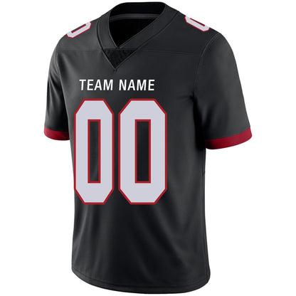 Custom A.Falcons Team Player or Personalized Design Your Own Name for Men's Women's Youth Jerseys Red Football Jerseys view 7