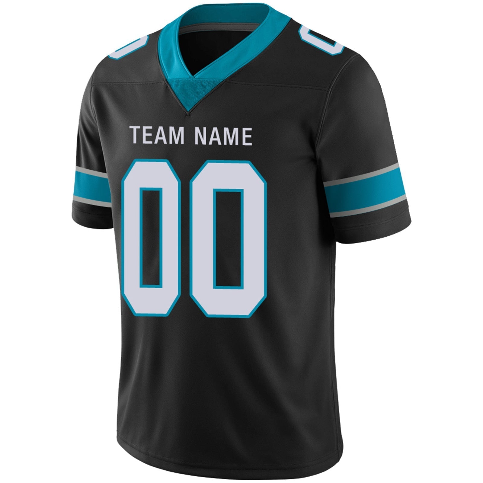 Custom C.Panthers Football Jerseys Team Player or Personalized Design Your Own Name for Men's Women's Youth Jerseys Blue view 7