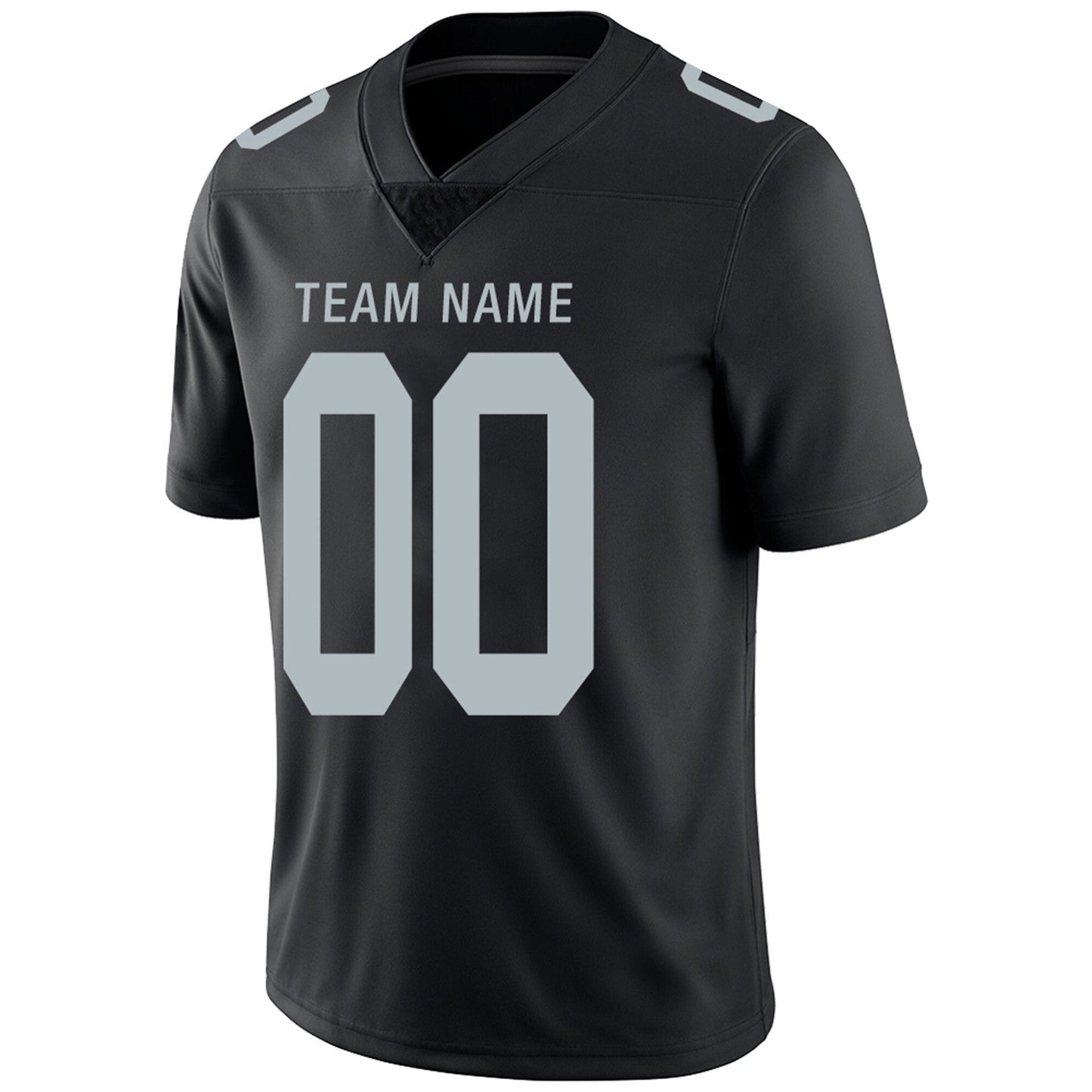 Custom L.Raiders Football Jerseys Team Player or Personalized Design Your Own Name for Men's Women's Youth Jerseys Black view 6