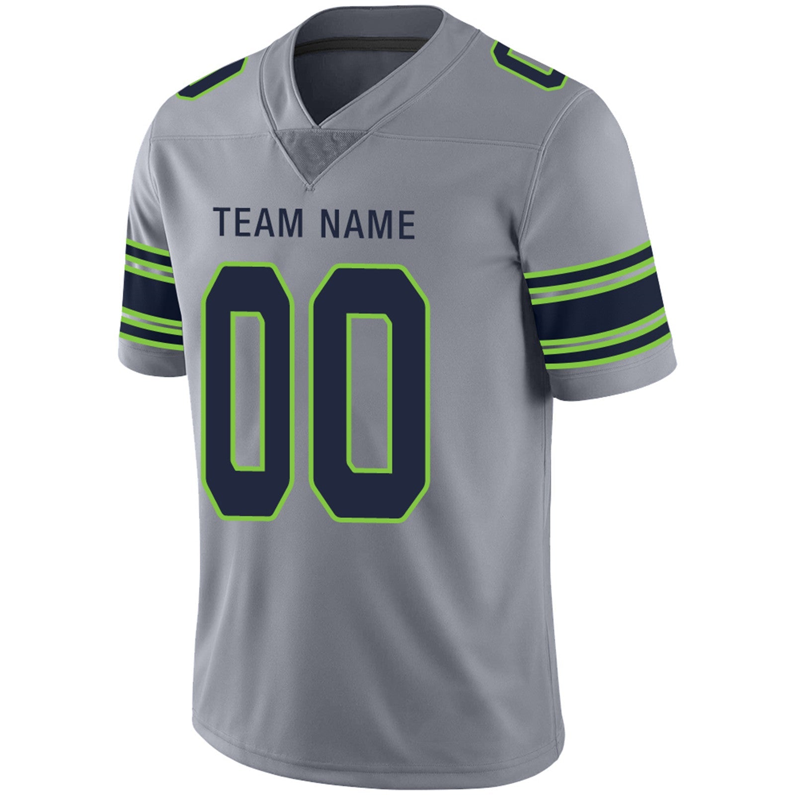 Custom S.Seahawks Football Jerseys Team Player or Personalized Design Your Own Name for Men's Women's Youth Jerseys Navy view 8