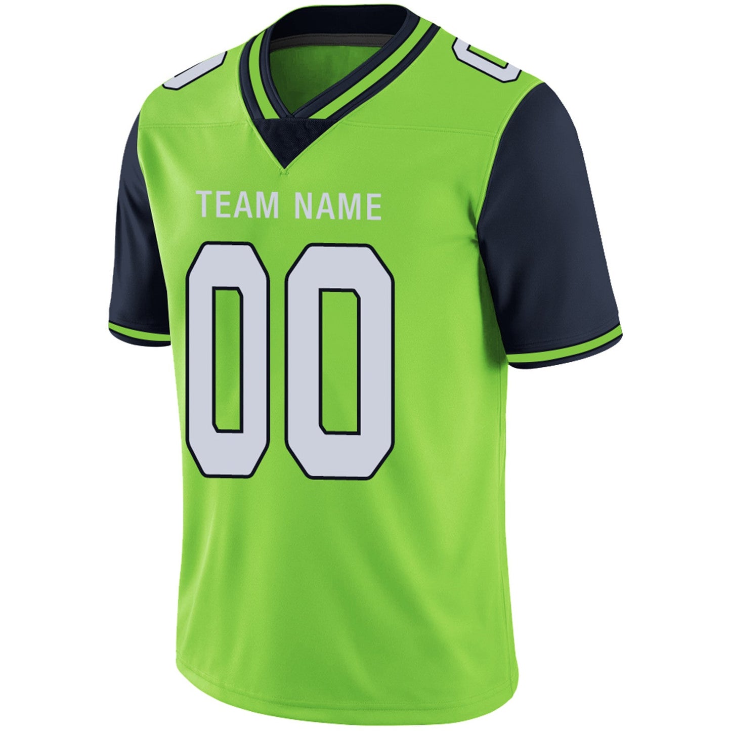 Custom S.Seahawks Football Jerseys Team Player or Personalized Design Your Own Name for Men's Women's Youth Jerseys Navy view 11