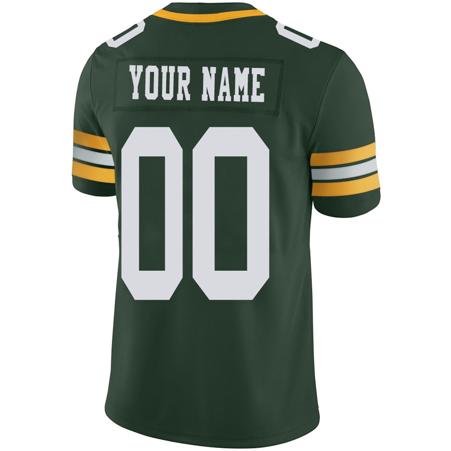 Custom GB.Packers Football Jerseys Team Player or Personalized Design Your Own Name for Men's Women's Youth Jerseys Green view 6