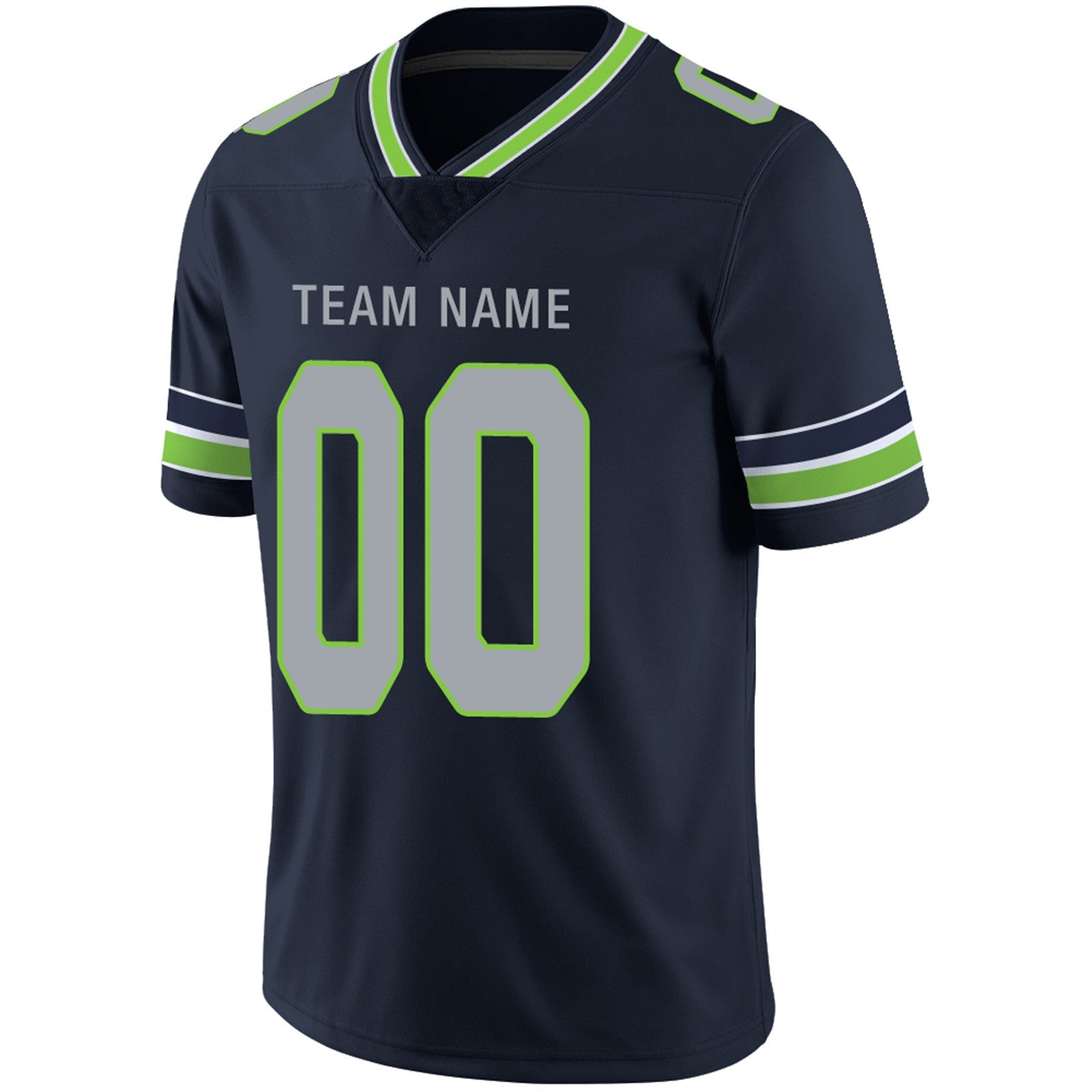Custom S.Seahawks Football Jerseys Team Player or Personalized Design Your Own Name for Men's Women's Youth Jerseys Navy view 13