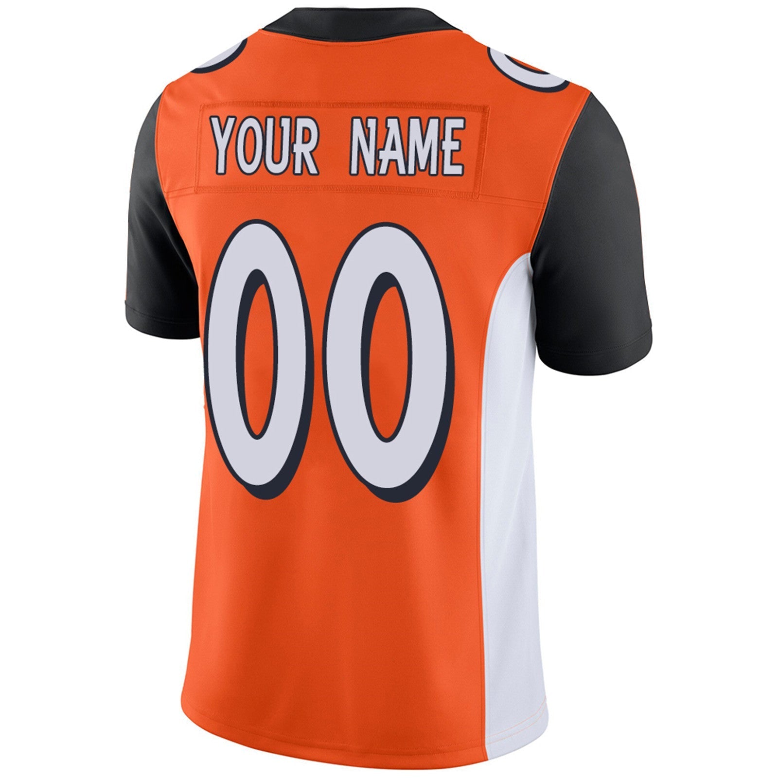 Custom C.Bengals Football Jerseys Team Player or Personalized Design Your Own Name for Men's Women's Youth Jerseys Orange view 6