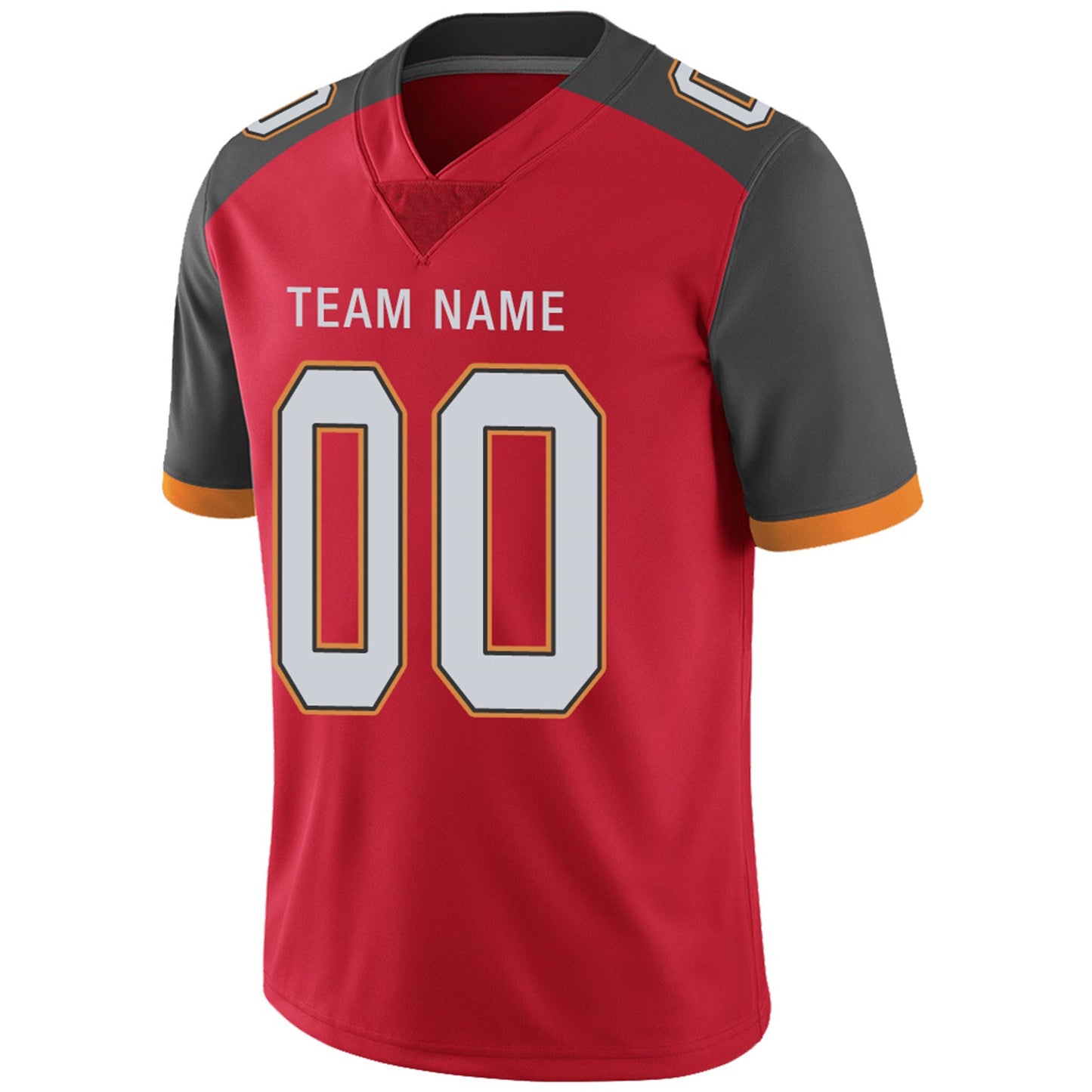 Custom TB.Buccaneers Football Jerseys Team Player or Personalized Design Your Own Name for Men's Women's Youth Jerseys Red view 7
