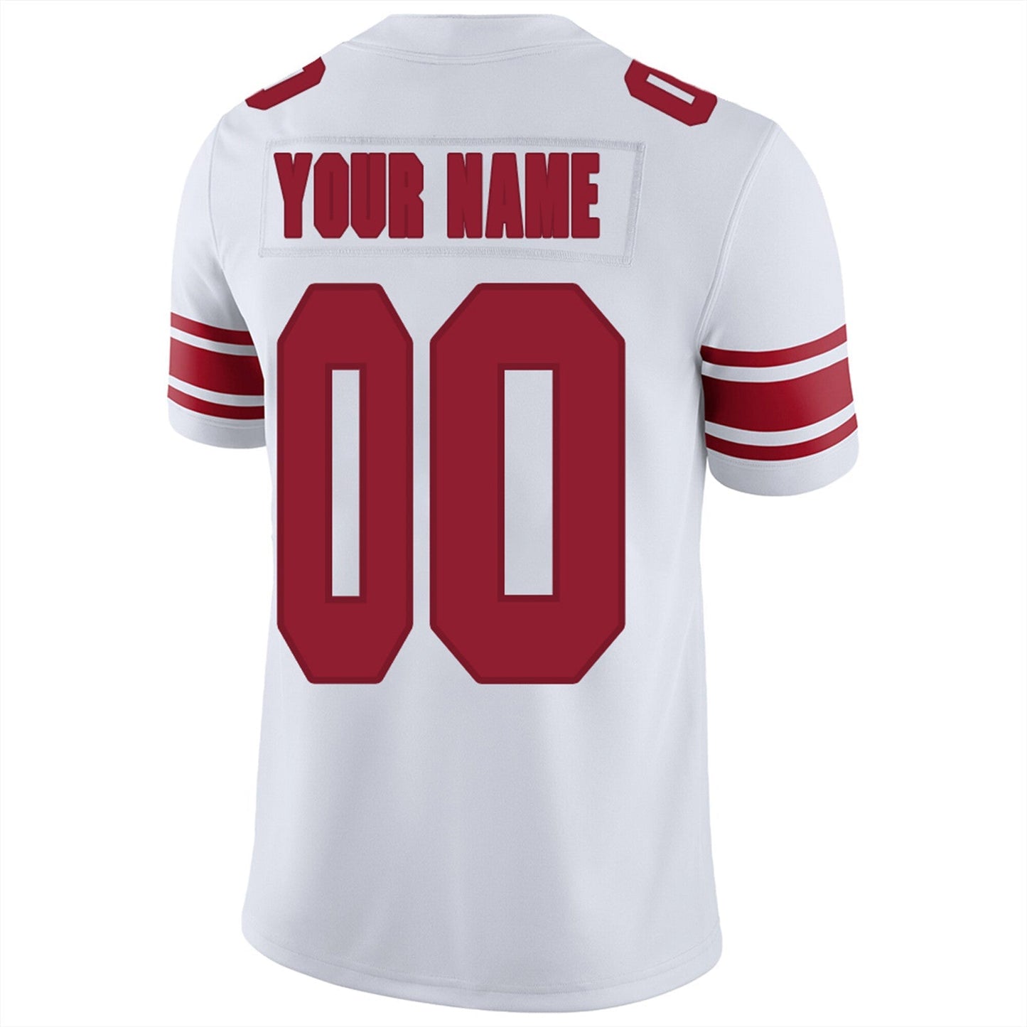 Custom NY.Giants Football Jerseys Team Player or Personalized Design Your Own Name for Men's Women's Youth Jerseys Navy view 4