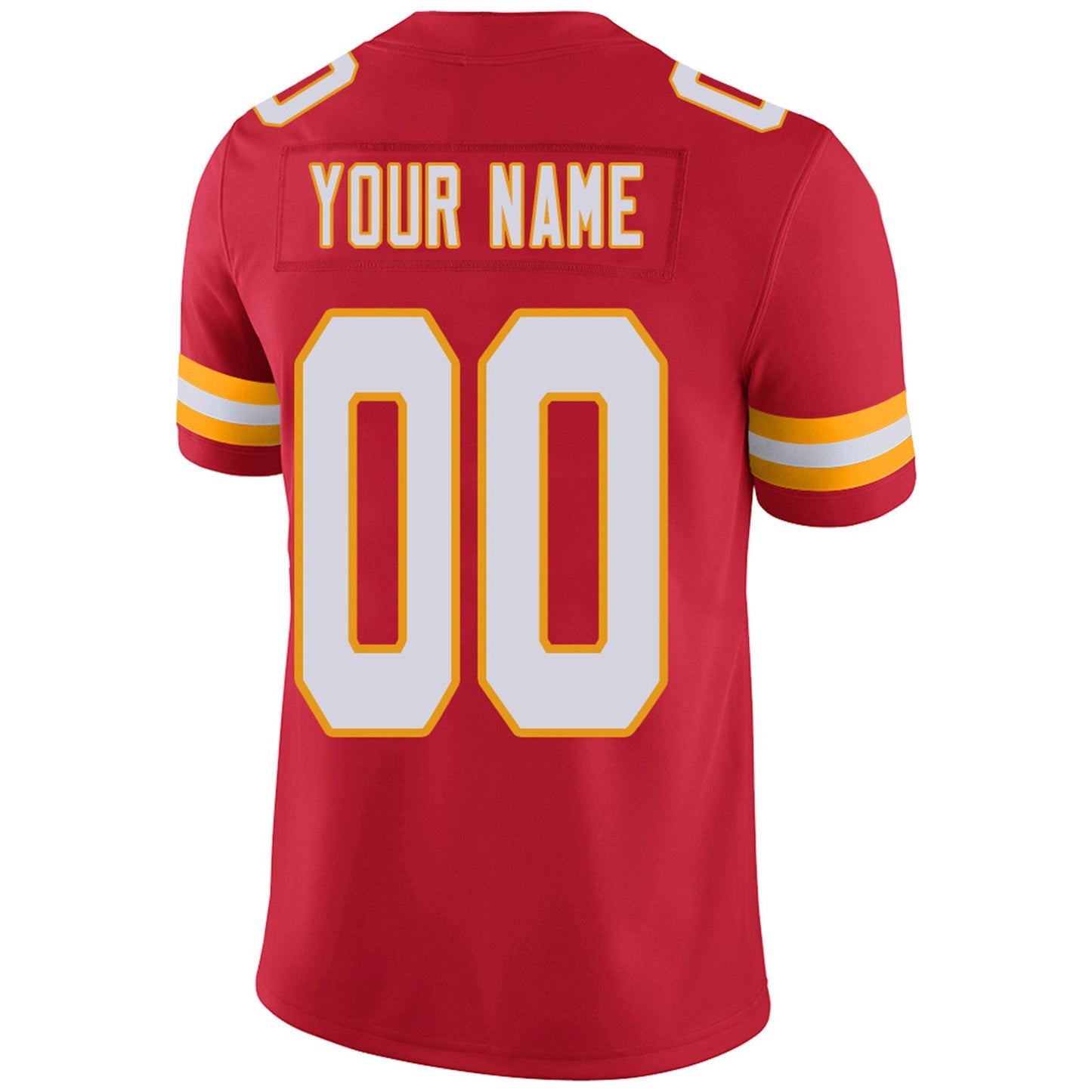 Custom KC.Chiefs Football Jerseys Team Player or Personalized Design Your Own Name for Men's Women's Youth Jerseys Red view 5
