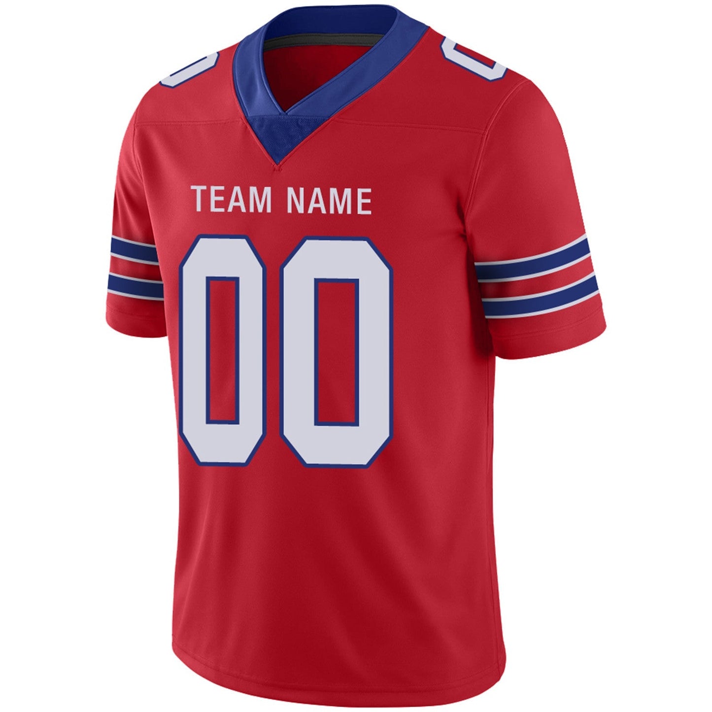 Custom B.Bills Football Jerseys Team Player or Personalized Design Your Own Name for Men's Women's Youth Jerseys Royal view 10