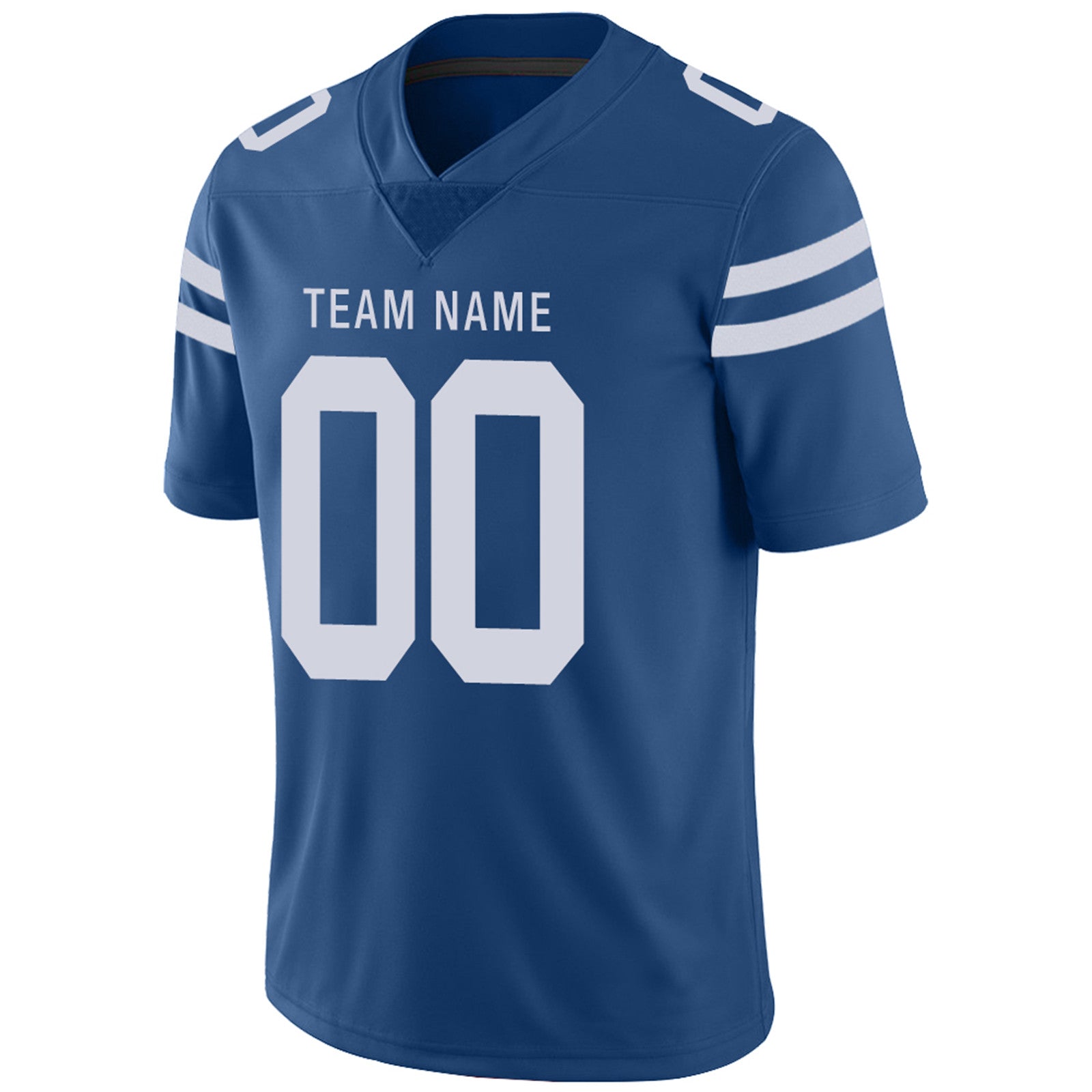 Custom IN.Colts Football Jerseys Team Player or Personalized Design Your Own Name for Men's Women's Youth Jerseys Royal view 4