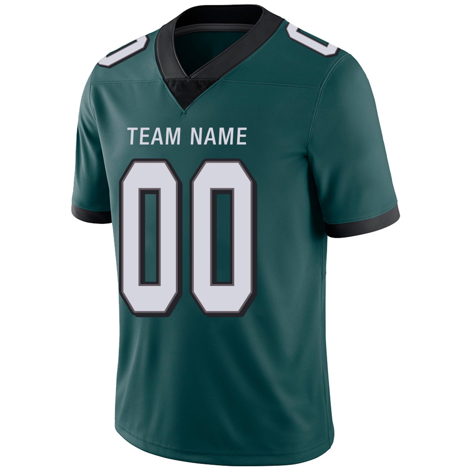 Custom P.Eagles Football Jerseys Team Player or Personalized Design Your Own Name for Men's Women's Youth Jerseys Green view 9