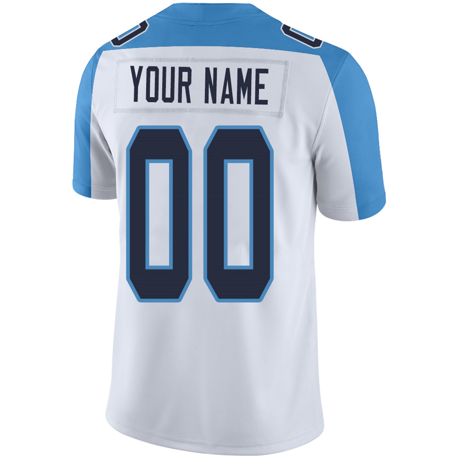 Custom T.Titans Football Jerseys Team Player or Personalized Design Your Own Name for Men's Women's Youth Jerseys Navy view 10