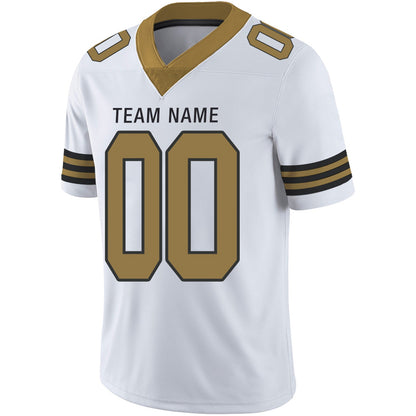 Custom NO.Saints Football Jerseys Team Player or Personalized Design Your Own Name for Men's Women's Youth Jerseys Black view 8
