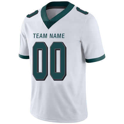 Custom P.Eagles Football Jerseys Team Player or Personalized Design Your Own Name for Men's Women's Youth Jerseys Green view 11