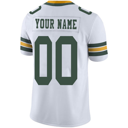 Custom GB.Packers Football Jerseys Team Player or Personalized Design Your Own Name for Men's Women's Youth Jerseys Green view 10