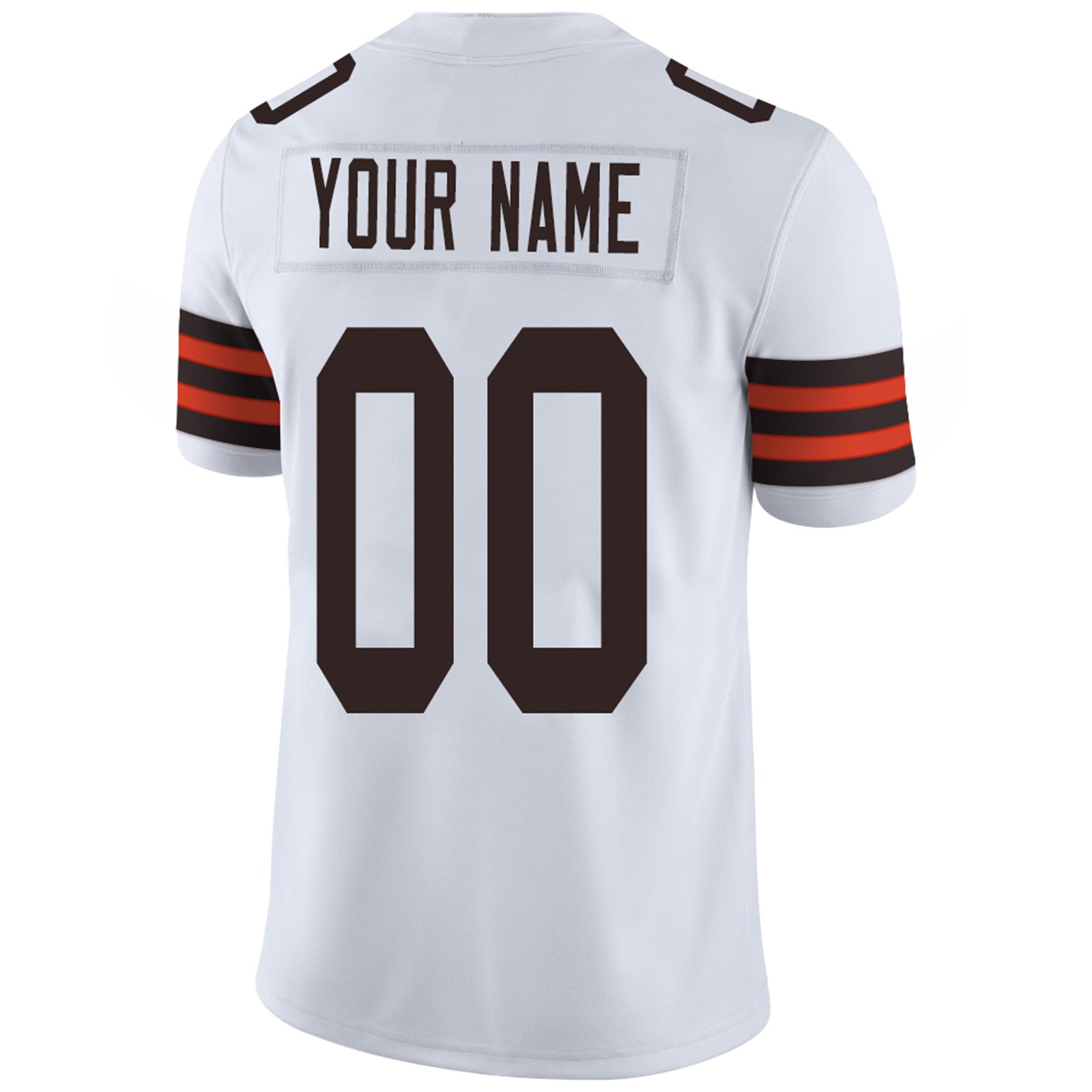 Custom C.Browns Football Jersey Team Player or Personalized Design Your Own Name for Men's Women's Youth Jerseys Brown view 10