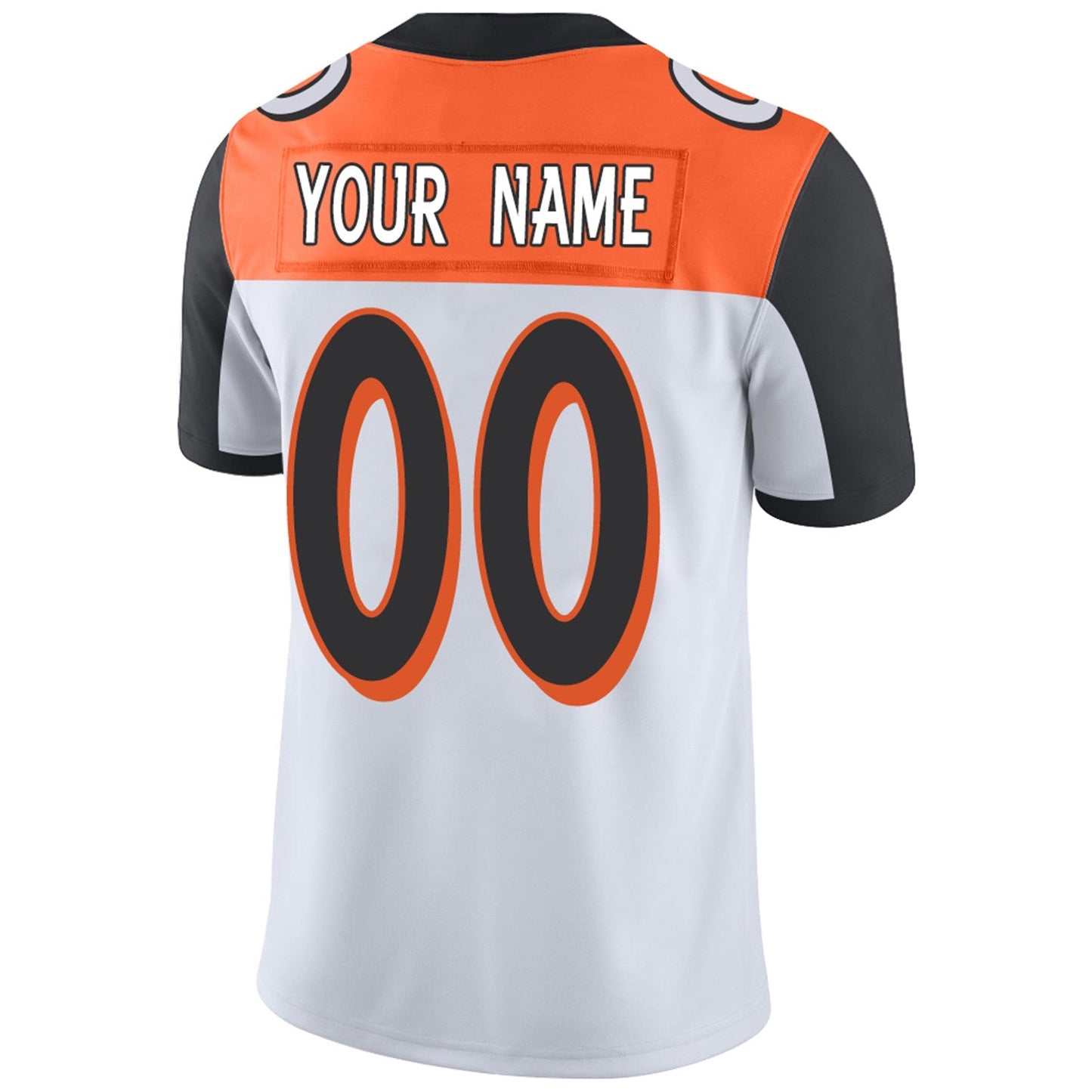 Custom C.Bengals Football Jerseys Team Player or Personalized Design Your Own Name for Men's Women's Youth Jerseys Orange view 8