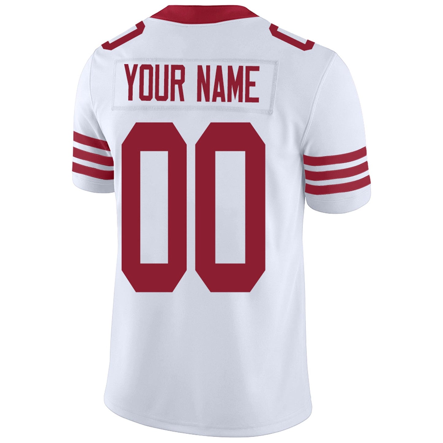 Custom SF.49ers Football Jerseys Team Player or Personalized Design Your Own Name for Men's Women's Youth Jerseys Red view 11