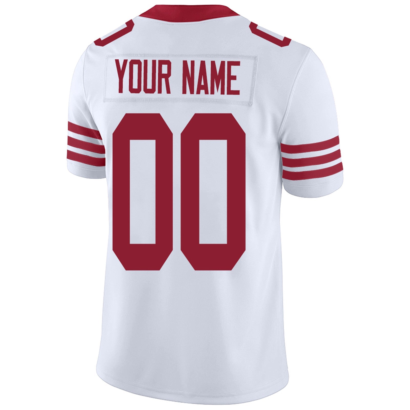 Custom SF.49ers Football Jerseys Team Player or Personalized Design Your Own Name for Men's Women's Youth Jerseys Red view 11