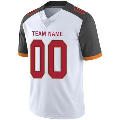 Custom TB.Buccaneers Football Jerseys Team Player or Personalized Design Your Own Name for Men's Women's Youth Jerseys Red view 9