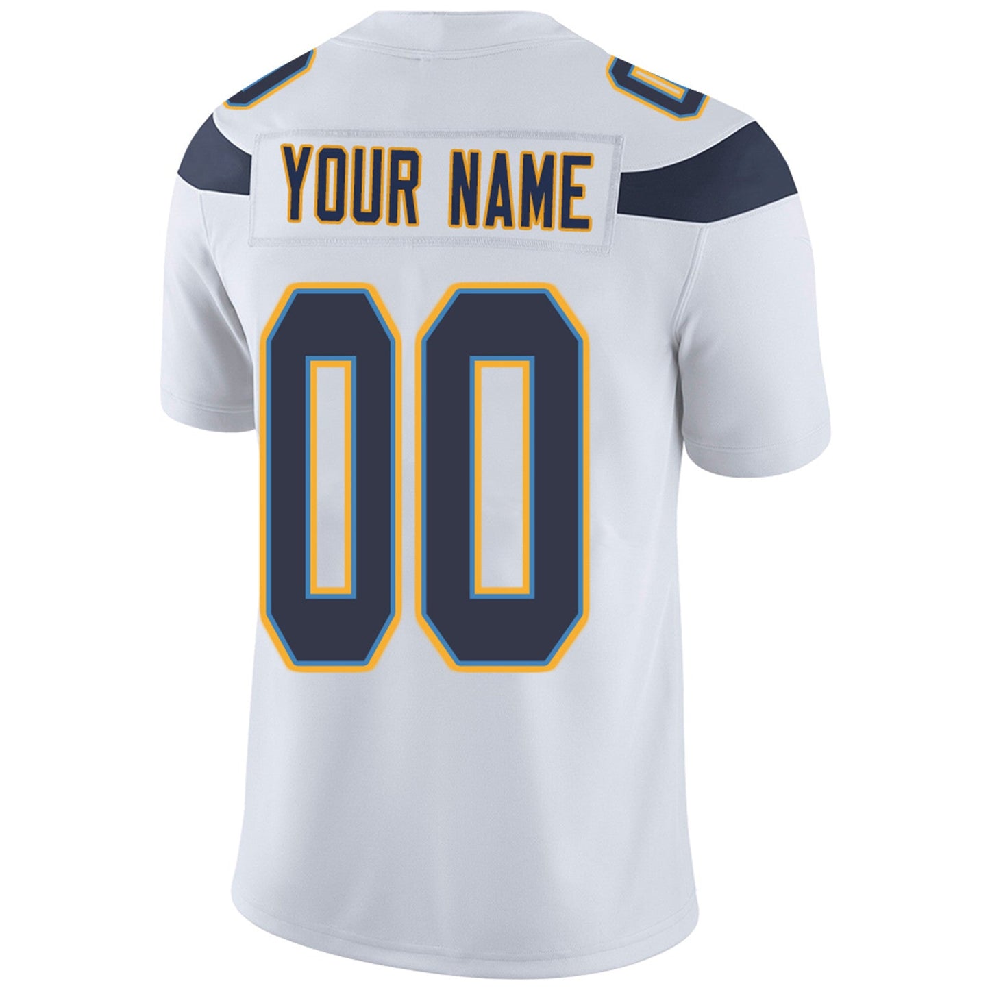 Custom LA.Chargers Football Jerseys Team Player or Personalized Design Your Own Name for Men's Women's Youth Jerseys Navy view 8