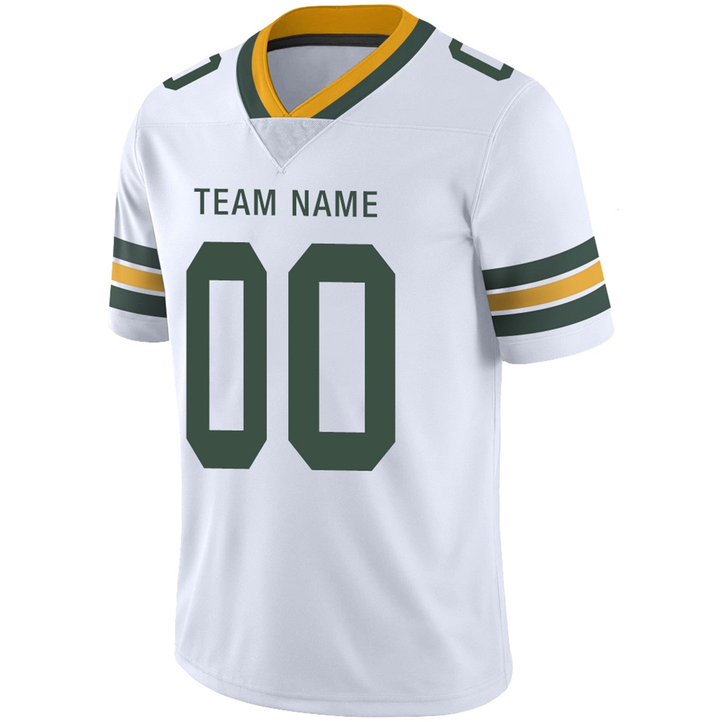 Custom GB.Packers Football Jerseys Team Player or Personalized Design Your Own Name for Men's Women's Youth Jerseys Green view 11