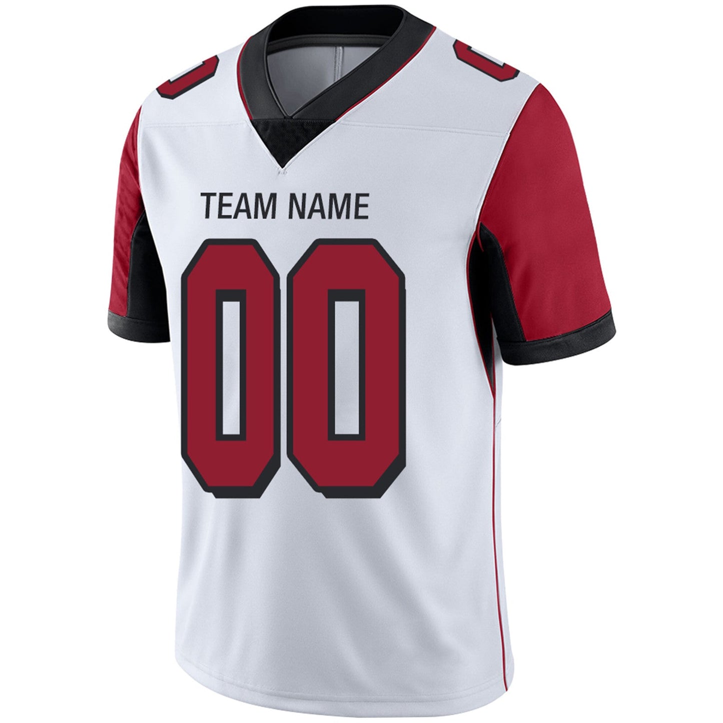 Custom A.Falcons Team Player or Personalized Design Your Own Name for Men's Women's Youth Jerseys Red Football Jerseys view 11