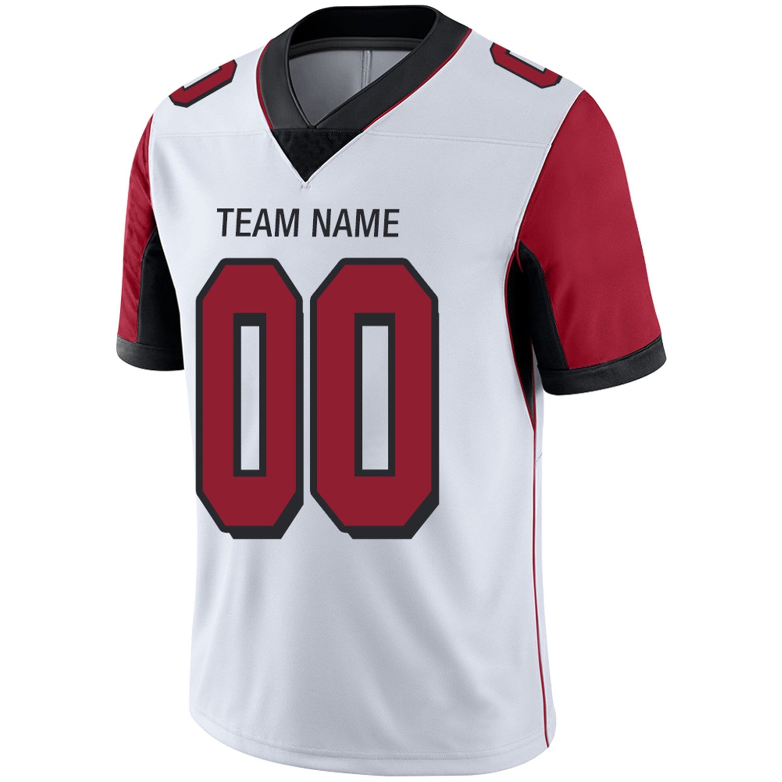Custom A.Falcons Team Player or Personalized Design Your Own Name for Men's Women's Youth Jerseys Red Football Jerseys view 11