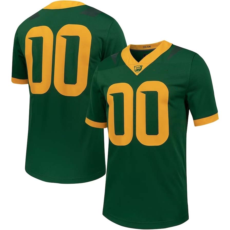 #00 B.Bears Untouchable Football Replica Jersey - Green Stitched American College Jerseys - Main View