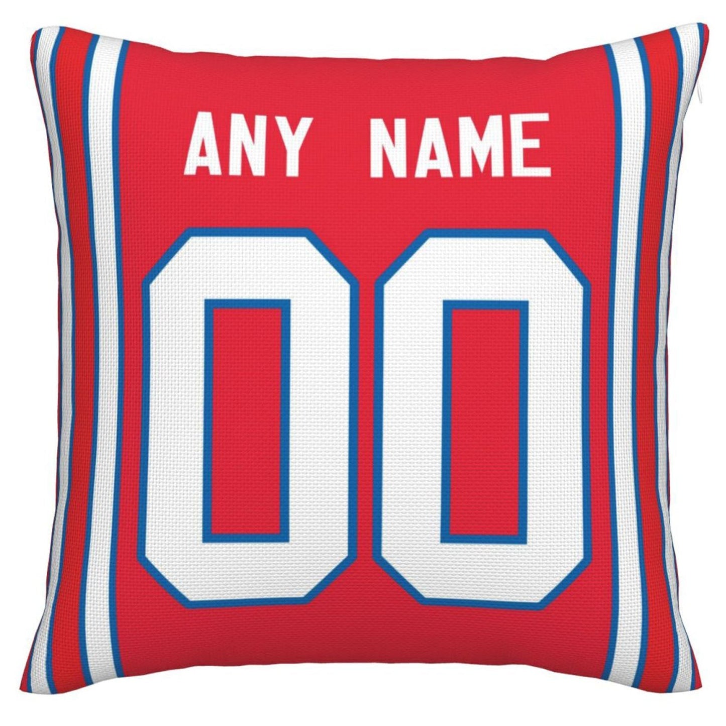 Custom B.Bills Pillow Royal Football Team Decorative Throw Pillow Case Print Personalized Football Style Fans Letters & Number Birthday Gift Football Pillows - Main View