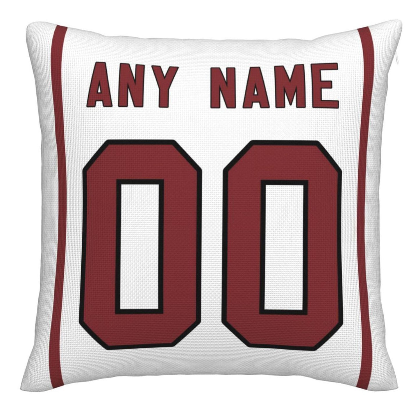 Custom A.Cardinals Pillow Decorative Throw Pillow Case - Print Personalized Football Team Fans Name & Number Birthday Gift Football Pillows - Main View