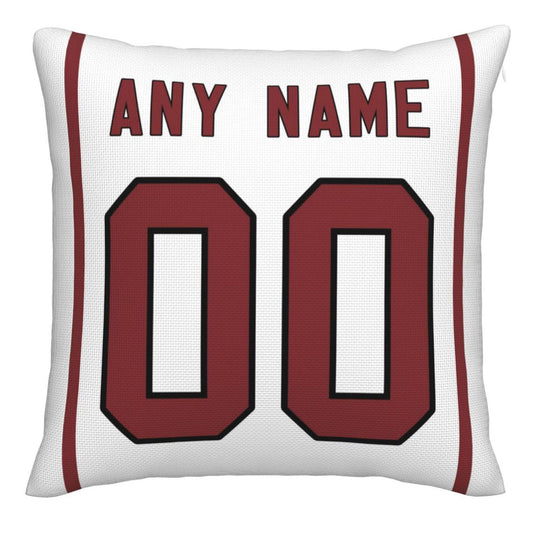 Custom A.Cardinals Pillow Decorative Throw Pillow Case - Print Personalized Football Team Fans Name & Number Birthday Gift Football Pillows - Main View