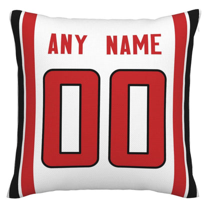 Custom A.Falcons Pillow Decorative Throw Pillow Case - Print Personalized Football Team Fans Name & Number Birthday Gift Football Pillows view 3