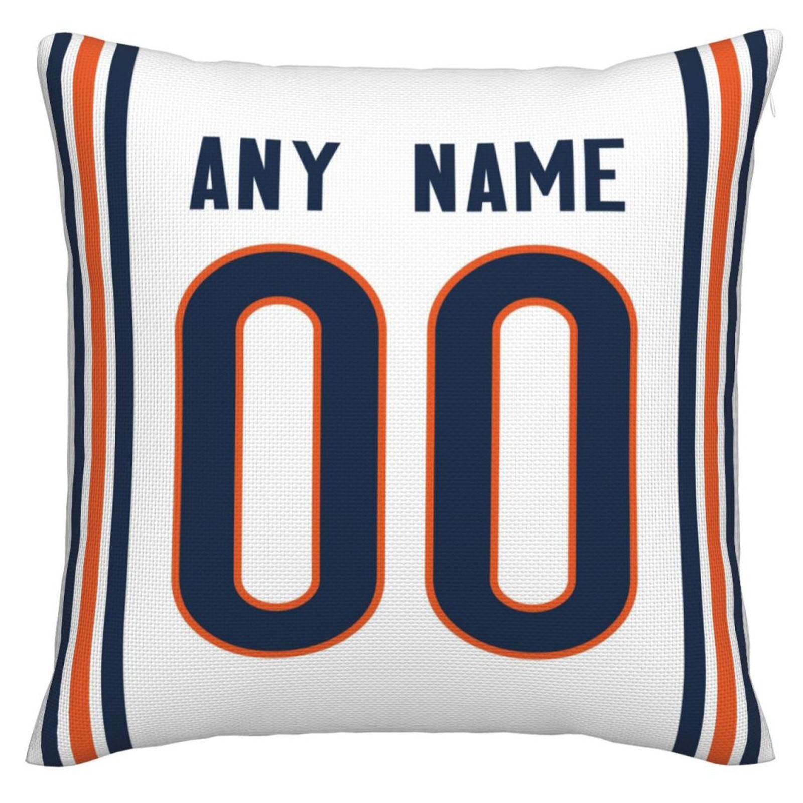 Custom C.Bears Pillow Decorative Throw Pillow Case - Print Personalized Football Team Fans Name & Number Birthday Gift Football Pillows view 3