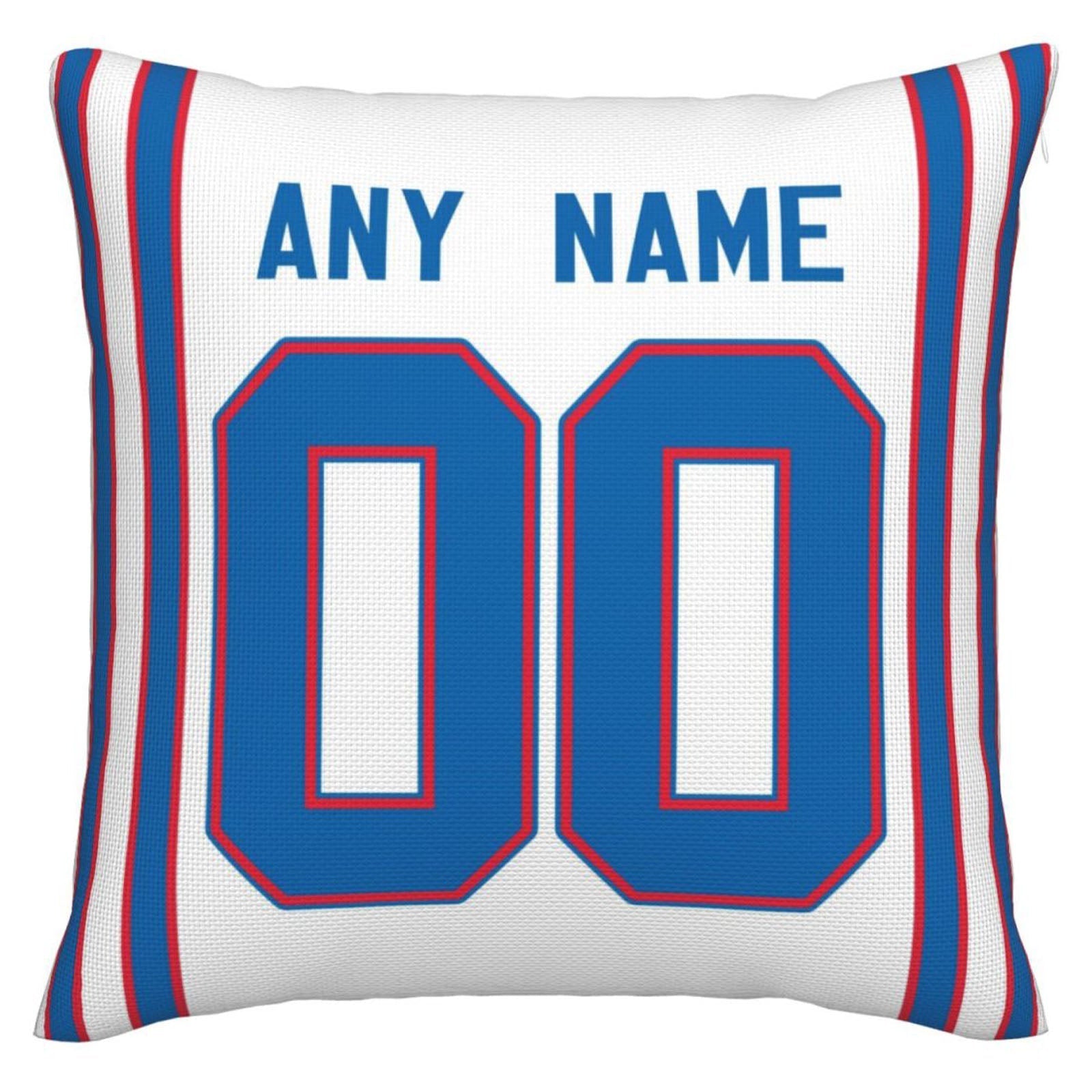 Custom B.Bills Pillow Royal Football Team Decorative Throw Pillow Case Print Personalized Football Style Fans Letters & Number Birthday Gift Football Pillows view 2