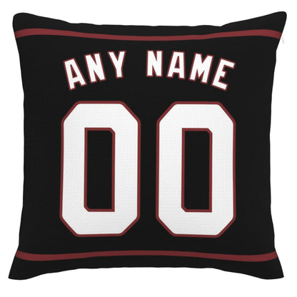 Custom A.Cardinals Pillow Decorative Throw Pillow Case - Print Personalized Football Team Fans Name & Number Birthday Gift Football Pillows - Main View