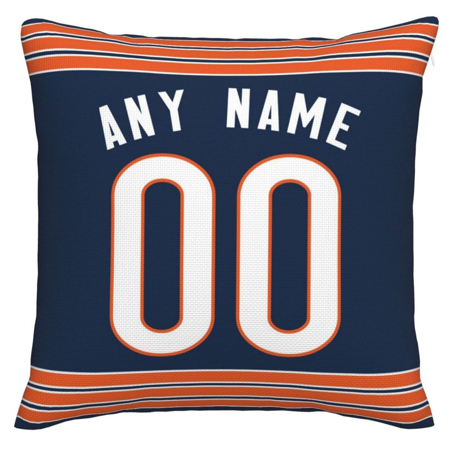 Custom C.Bears Pillow Decorative Throw Pillow Case - Print Personalized Football Team Fans Name & Number Birthday Gift Football Pillows - Main View